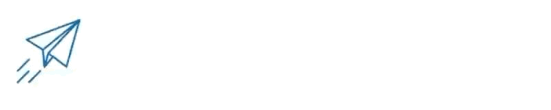 Papierflieger mit Flugkurve, Text schon angemeldet?